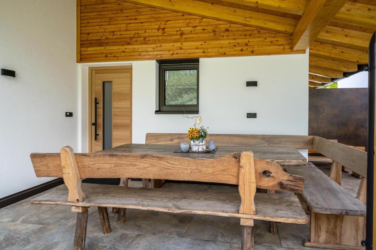 Apfel Chalet Feldhof Kuens Exterior foto