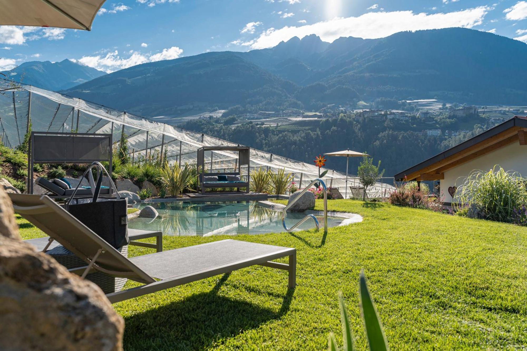Apfel Chalet Feldhof Kuens Exterior foto
